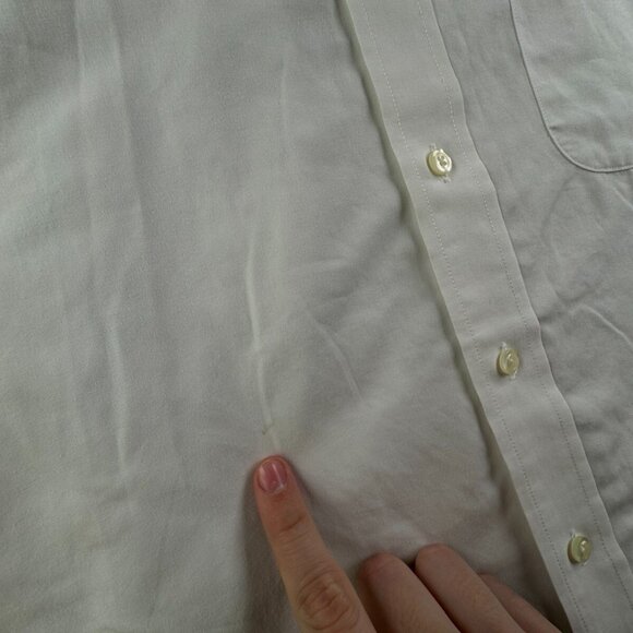 Brooks Brothers Men Non Iron Button Up Shirt Long Sleeve White 16 33 Traditional - Picture 13 of 16